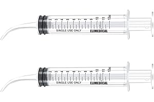 Elimedical Oral Dispenser with Curved Tip,12cc 50pcs/Box 12CT