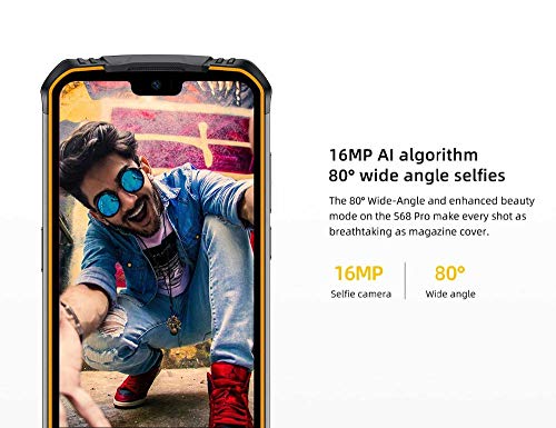 Telfono-Mvil-Resistente-DOOGEE-S68-Pro-Helio-P70-Octa-Core-6GB-128GB-IP68-Smartphone-Antigolpes-Batera-6300mAh-Carga-Inalmbrica-Cmara-21MP-16MP-59-FHD-Gorilla-Glass-4-NFC-Negro