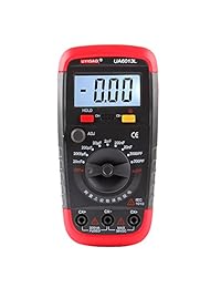 Multímetro digital medidor de capacitancia, cciyu condensador comprobador 0.1pF a 20000uF con Hold Digital función de retroiluminación LCD visualización Max 1999, UA6013L medidor de capacitancia