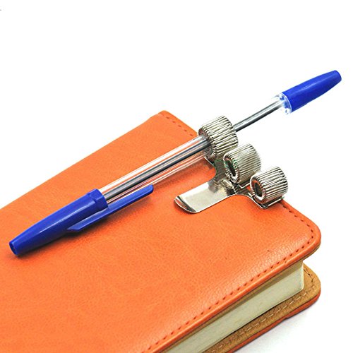 Stainless Pen Holder Clip for Notebook and Clipboard with Spring Fits