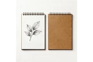 1 Pack Sketch Book, 5.8” x 8.3” Small Sketch Pad,Sketchbook for Drawing, A5 Drawing Paper, Thick Small Drawing Notebook for P