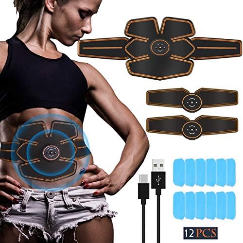 Echoice Muscle Stimulator 6 MODES with 10 Clases Electronic Muscle Toner Abdominal Machine For Men Women