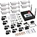 OOSSXX 8-Channel HD 1080P Wireless Network/IP Security Camera System(IP Wireless WIFI NVR Kits),8Pcs 2.0 Megapixel Wireless Indoor/Outdoor IR Bullet IP Cameras,P2P,App, HDMI Cord&2TB HDD Pre-install