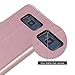 Galaxy S8 Case,Acrass Luxury PU Leather Wallet Flip Protective Case Cover with Card Slots and Stand for Samsung Galaxy S8 (rosegold).