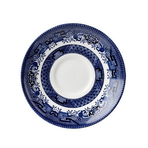 Blue Willow Tea Cup Saucer