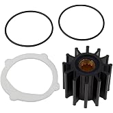 big-autoparts Water Pump Impeller Raw Sea Impeller Repair Kit Compatible With Johnson 09-812B-1 Yanmar 119773-42600 Sierra 18-3306 Indmar S685007