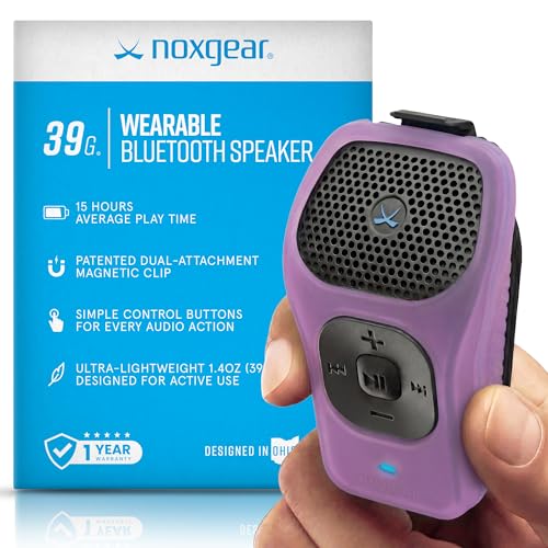 Noxgear Wearable Bluetooth Speaker Magnetic Mini
