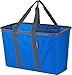 CleverMade SnapBasket XL (40 Liter), Royal Blue/Grey