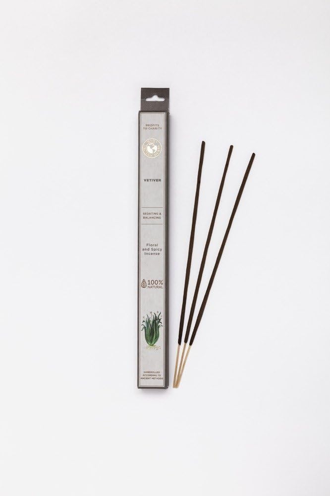 Floral & Spicy Vetiver- Incense Sticks MaMa Organic Herbs 1 Pack
