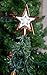 Clever Creations Copper Christmas Tree Topper Star Festive Christmas Decor | Sparkling White and Copper Shatter Resistant Plastic | 6.5