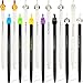 Leinuosen 14 Pieces Cartoon Gel Pen with Cat Dog Shape Decoration Roller Ball Pen Stationery Office Supplies for Writing