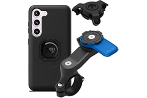 Quad Lock Motorcycle Handlebar Mount Kit with Vibration Dampener and MAG Phone Case for Samsung Galaxy S23