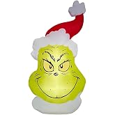 Grinch 10.5-ft LED Grinch Head Christmas Inflatable