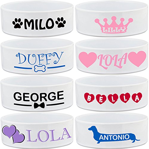 personalised dog bowls amazon