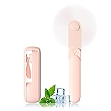 Portable Handheld Fan, 2 IN 1 Mini Hand