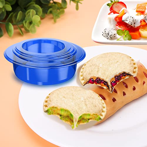 YUMKT 5 Pcs Sandwich Cutter and Sealer for Kids, Cool Round Sandwich