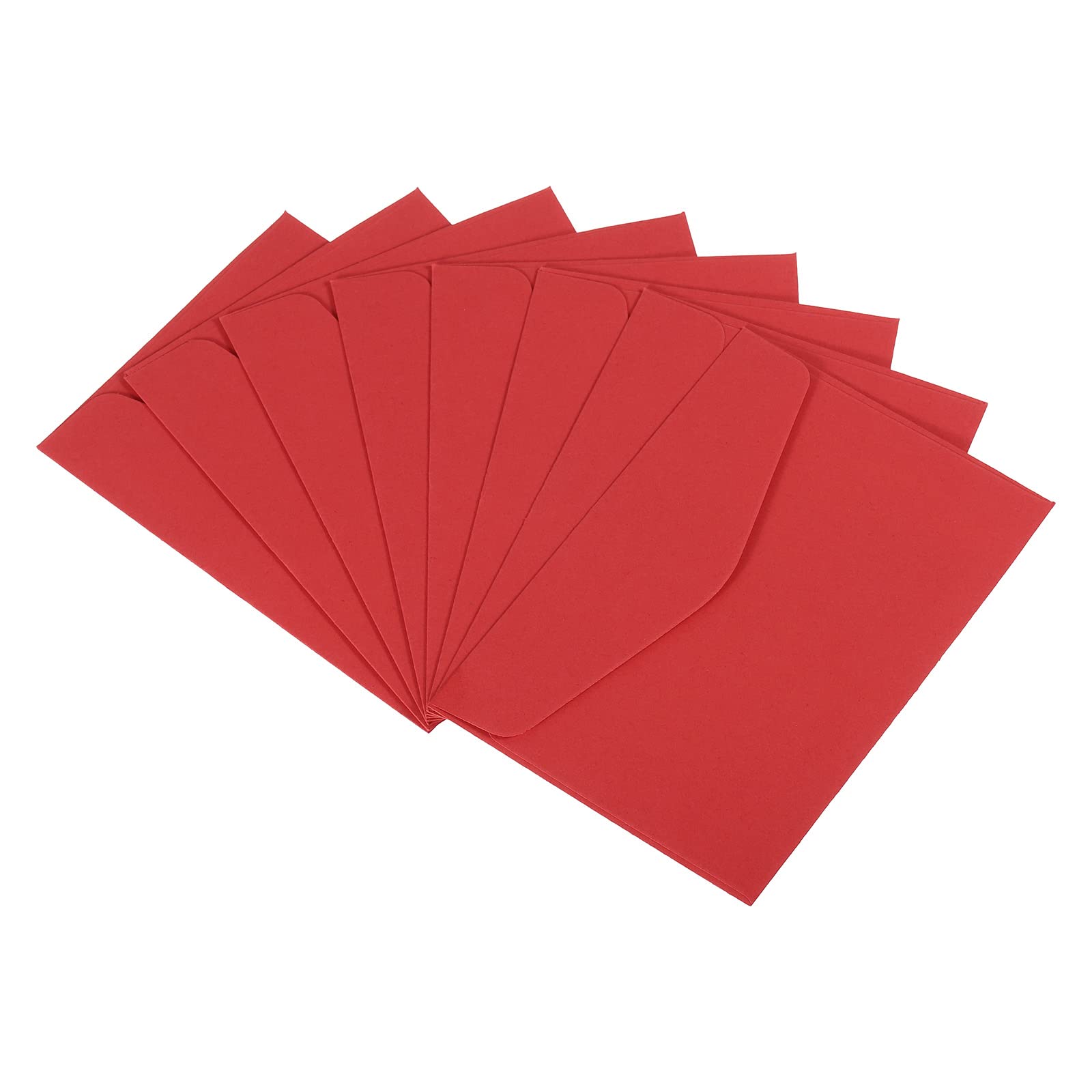 PATIKIL Mini Envelopes, 48 Pack Mini Gift Card Business Card Envelope for Small Note Cards Greeting Wedding, Red — image 1