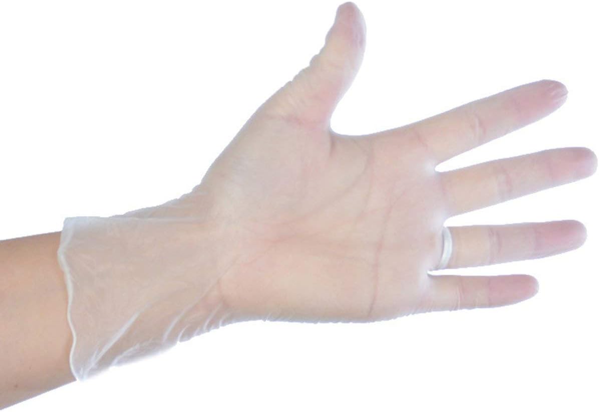 Vinyl Disposable Gloves Powder Free - Small (100)