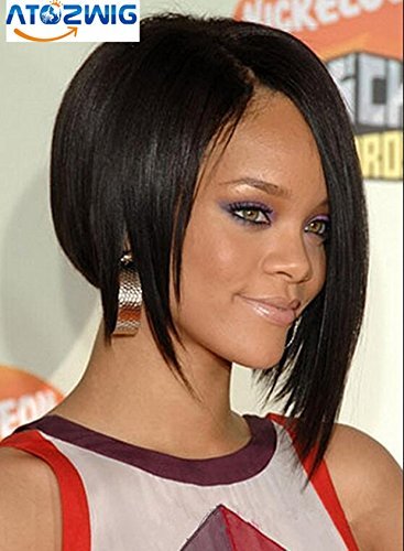 Atozwig@shining medium straight black african american …