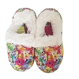 Shopkins Kids Girls Moccasin Slippers with Faux Fur Lining (11-12 M US Little Kid)