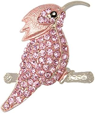 Teniu Animal Brooch for Women Men Rhinestone Crystal Brooch Diamond Brooch Pins Silver/Gold Plated