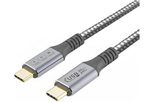 USB4 Thunderbolt 4 Cable 40Gbps 8K Video and 240W Charging Full-Featured USB C Cable Compatible with Thunderbolt 3 for MacBoo
