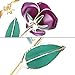 AWEHIRU cavebear Real Rose 24K Gold Rose Dipped Romantic Gifts for Women Wife Girls for Her Valentine's Day, Thanksgiving Day,Mother's Day,Anniversary and Any Love Moments of Life. (purle)