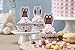 Ginger Ray Patchwork Owl Cupcake Cases & Cake Topper Decoration Set, Mixed