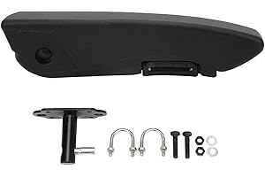 Adjustable Car Armrest, Left Seat Arm Rest Support for Car Truck RV Pickup Large Range Adjustment Ergonomic Comfort Universal