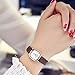 Gets Women Small Wrist Watches Leather Strap Unique Simple Square Watch Analog Classic Watch