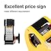 Sticker Price Gun,Lightweight Handheld MX5500 EOS 8 Digits Price Label Tag Gun Included Labels and Ink Roller for Printing Prices