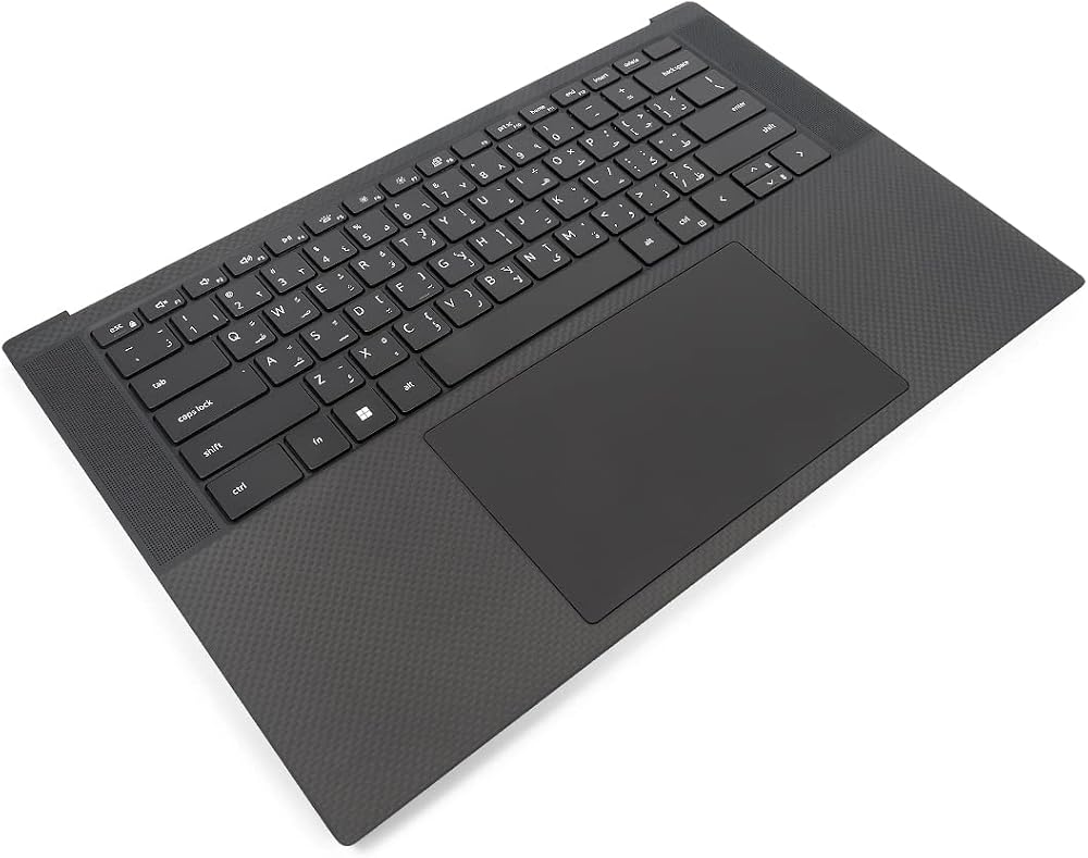 Dell XPS 9500-9530 Palmrest Touchpad Arabic Backlit Keyboard Renewed 0GN0D2