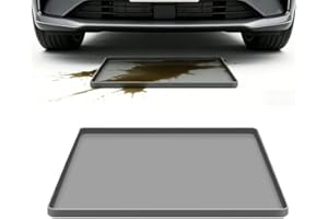 LimCryspp Oil Spill Mat for Cars – Non-Slip Garage Floor Mat with Raised Edges | 60x50cm Oil Drain Pan & Drip Tray for Vehicl