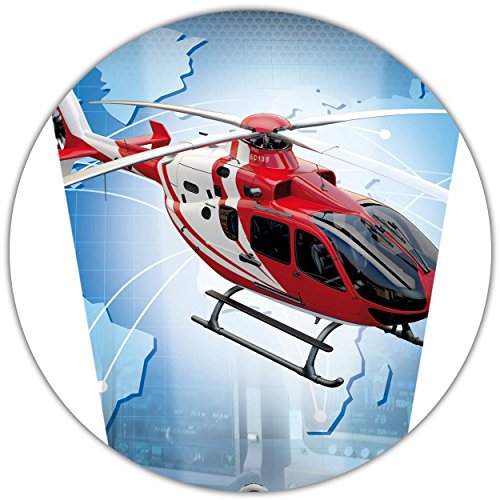 alles-meine.de GmbH 10 Stück Schultüten - Helikopter - Flugzeuge/Hubschrauber - 50 cm - rund - incl. Name und… – Bild 4