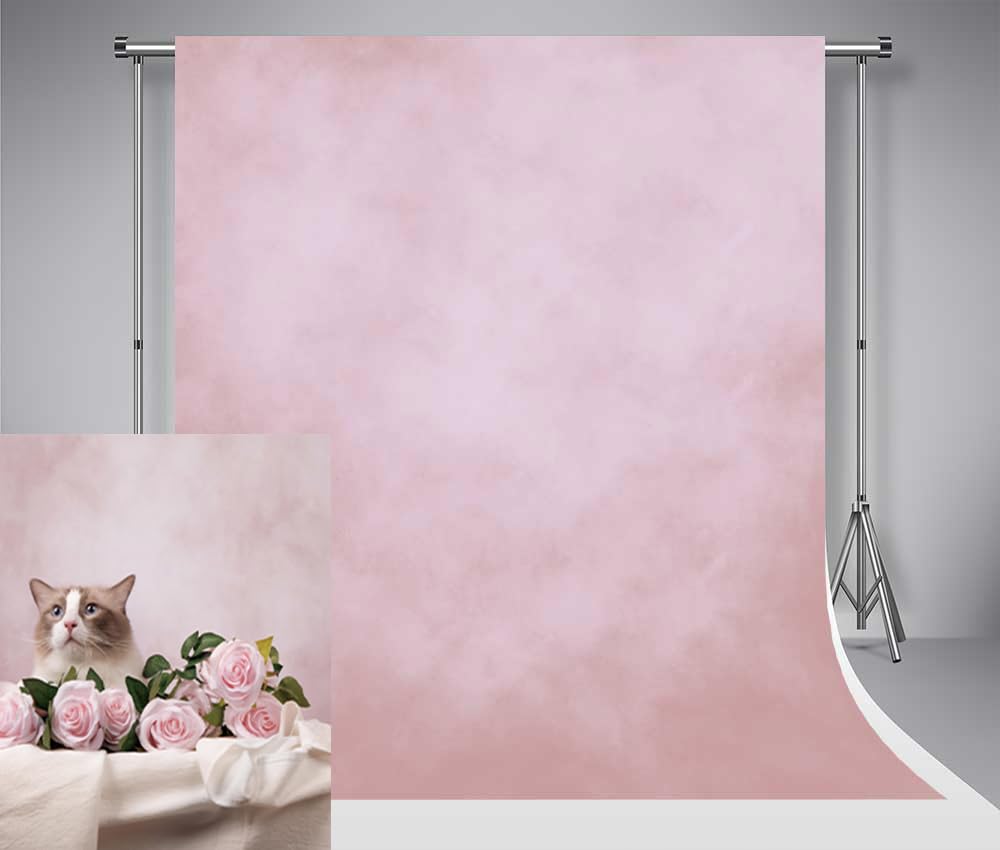 Kate Backdrops 1.5x2.2m Light Pink Abstract Photography Backdrop Microfiber Photo Backdgrounds Portrait Backdrops for Photography Studio — image 1