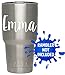 Personalized Name Decal/Tumbler/Custom Vinyl decal/Vehicle graphics sticker (White)