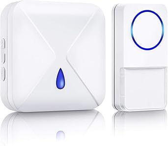 Eivotor Kabellose Turklingel 300m Reichweite Funkklingel Ohne Batterien Wasserdicht Ip54 Turglocken Funk 5 Lautstarkestufen Wireless Digital Doorbell Mit 52 Klingeltone Fur Garten Hause Aussen Amazon De Beleuchtung