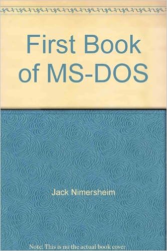 First Book Of Ms Dos Nimersheim Jack Amazon Com Books