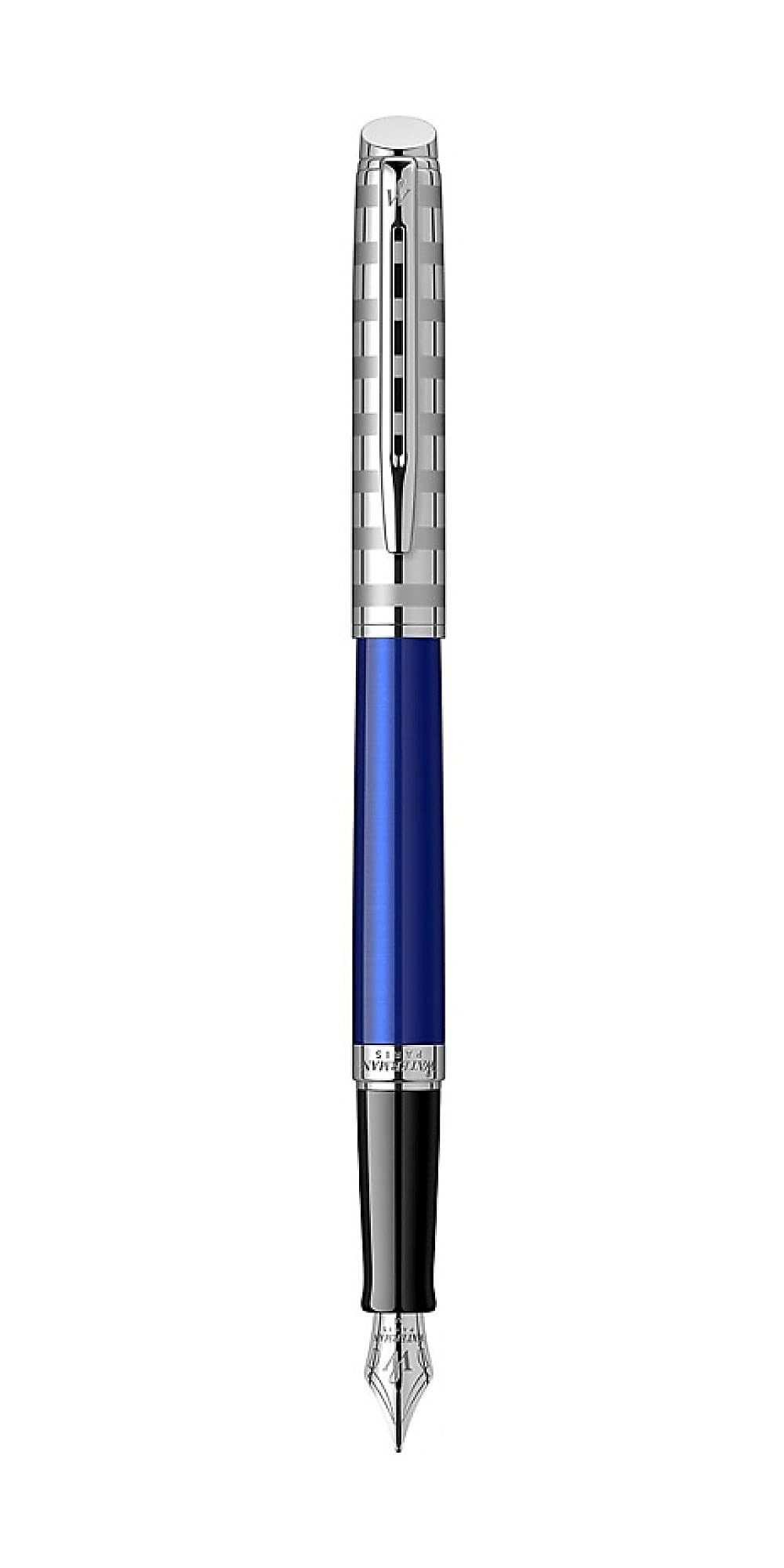 Waterman Fountain Pen | Hemisphere French Riviera Collection | Le Lounge Blue | Medium Point | Gift Box