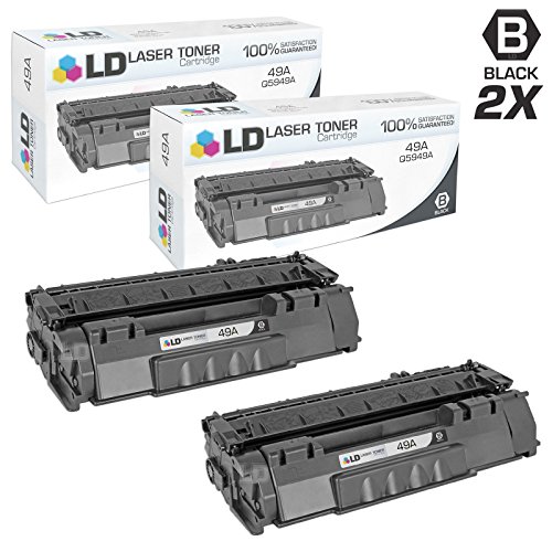 Compatible Replacements for HP 49A / Q5949A 2PK Black Laser Toner Cartridges