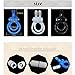 1Pcs Men Male Rubber Hard Penis Double-Rings Vibrating Rabbit Cock Massage Stimulate - Random Color