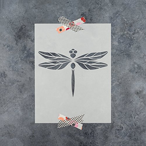 Dragonfly Stencil Template - Reusable Stencil with Multiple Sizes Available