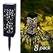 Maggift 8 Pcs Solar Powered LED Garden Lights, Automatic Led for Patio, Yard and Garden primary