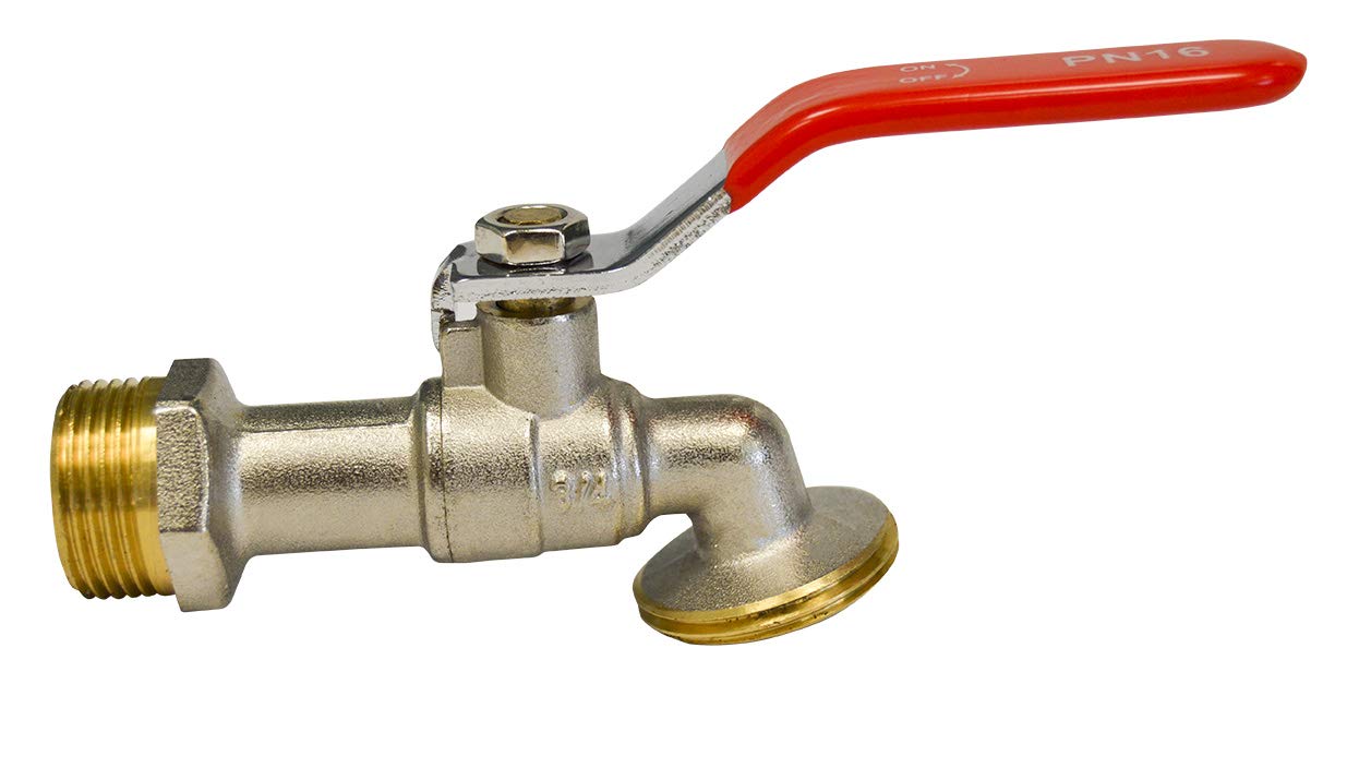 S&M 171116 Garden Tap 3/4 Inch Chrome-Plated