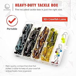 Oystern Ned Rig Baits and Hooks with 41 Pieces