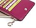 YALUXE Women's RFID Blocking Genuine Leather Wallets Cell Phone Pocket Card Holder Organizer Coin Purse with Zipper Pocket