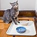 Easyology Premium Pet Food Tray - Dog Food Mat and Cat Food Mat with Non Skid Design - Best Pet Bowl Mat for Containing Spills, 17.5'' x 14’'