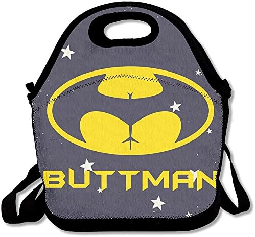 staromia Funny Buttman Men's Lunch Bag Lunch Tote