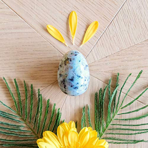 Yoni.com Yoni Egg in Kiwi Jasper Large with Hole