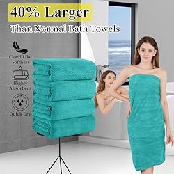 4 Piece Bath Towel Oversized Bath Sheet